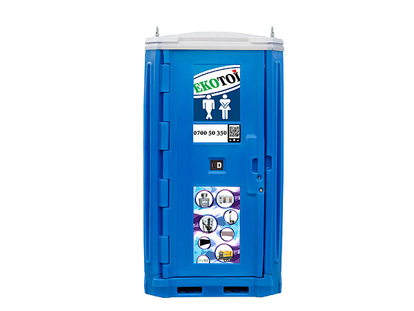 Екстериор на мобилна тоалетна кабина Dixi+